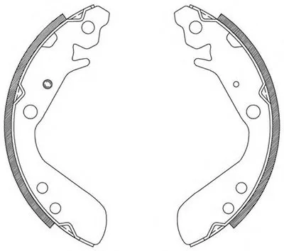 Комплект тормозных колодок ADVANCE OPEN PARTS купить