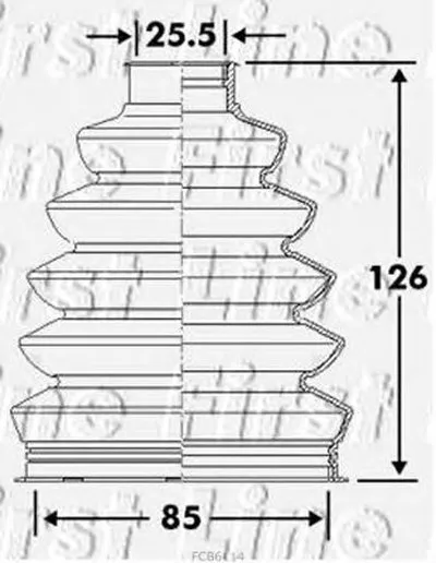 Пыльник, приводной вал FIRST LINE купить