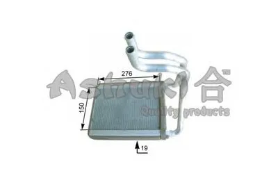 Теплообменник, отопление салона ASHUKI купить