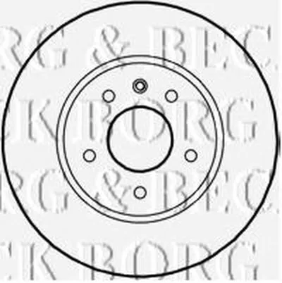 Тормозной диск BORG & BECK купить