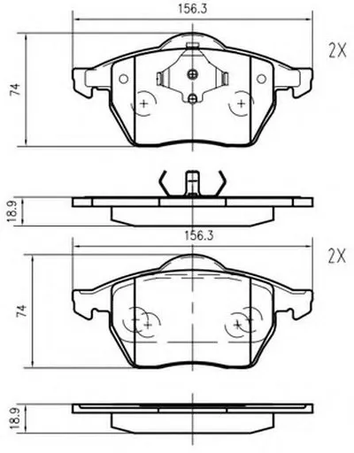 Комплект тормозных колодок, дисковый тормоз VEMA купить