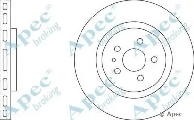 Тормозной диск APEC braking купить