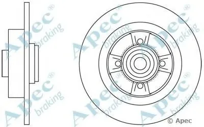 Тормозной диск APEC braking купить