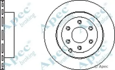 Тормозной диск APEC braking купить