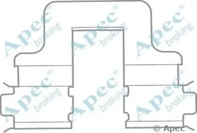 Комплектующие, тормозные колодки APEC braking купить