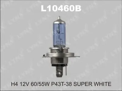 Лампа накаливания, фара дальнего света; Лампа накаливания, основная фара; Лампа накаливания, противотуманная фара SUPER WHITE LYNXauto купить