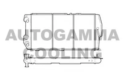 Радиатор, охлаждение двигателя AUTOGAMMA купить
