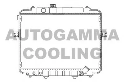 Радиатор, охлаждение двигателя AUTOGAMMA купить