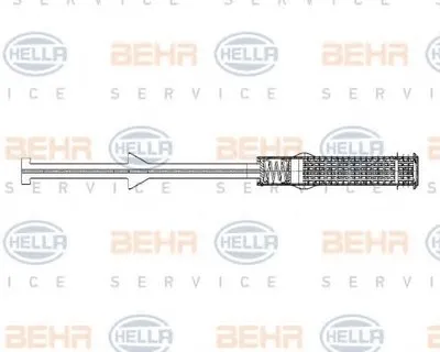 Осушитель, кондиционер; Осушитель, кондиционер BEHR HELLA SERVICE HELLA купить