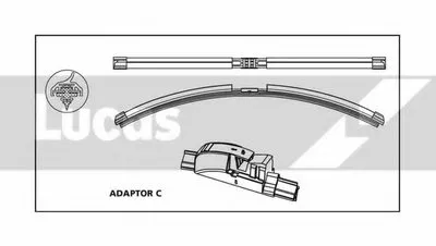 Щетка стеклоочистителя LUCAS ELECTRICAL купить