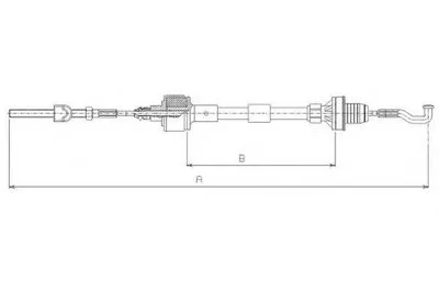 Тросик сцепления TEXTAR купить