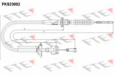 Тросик сцепления FTE купить