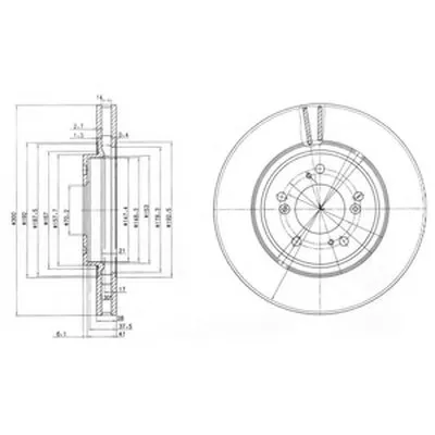 Тормозной диск DELPHI купить