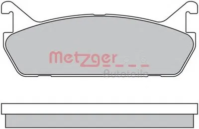 Комплект тормозных колодок, дисковый тормоз METZGER купить