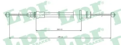 Трос, стояночная тормозная система LPR купить