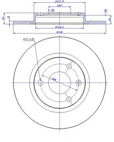 Тормозной диск CAR купить