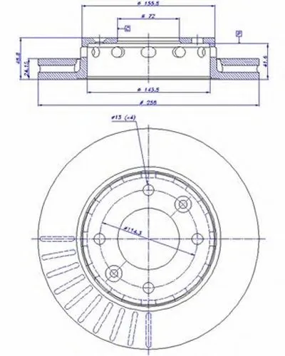 Тормозной диск CAR купить