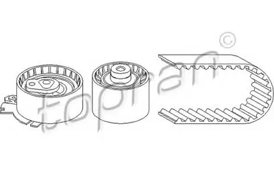 Комплект ремня ГРМ PREMIUM BRAND TOPRAN купить