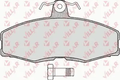 Комплект тормозных колодок, дисковый тормоз VILLAR купить