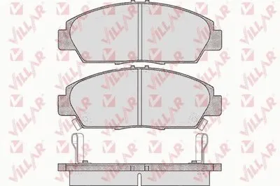 Комплект тормозных колодок, дисковый тормоз VILLAR купить