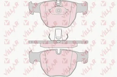 Комплект тормозных колодок, дисковый тормоз VILLAR купить