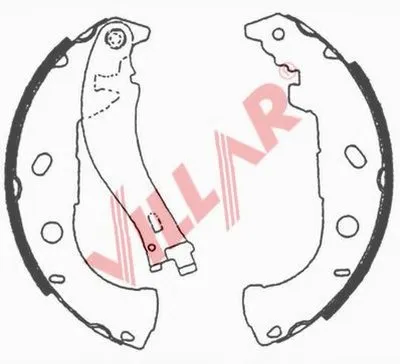 Комплект тормозных колодок VILLAR купить