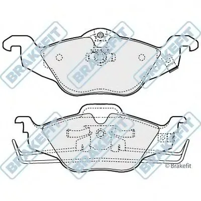 Комплект тормозных колодок, дисковый тормоз Brake Fit APEC braking купить