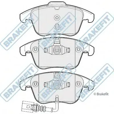 Комплект тормозных колодок, дисковый тормоз Brake Fit APEC braking купить