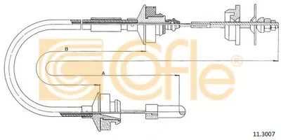 Тросик сцепления COFLE купить
