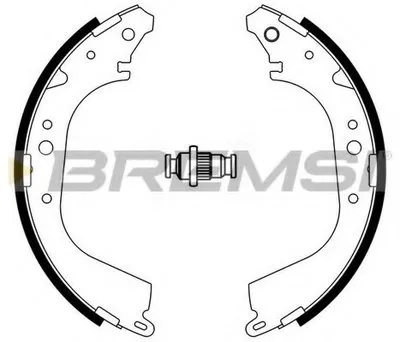 Комплект тормозных колодок BREMSI купить