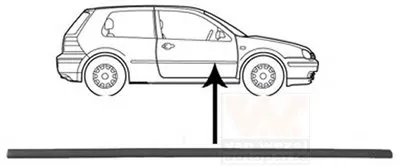 Облицовка / защитная накладка, дверь VAN WEZEL купить