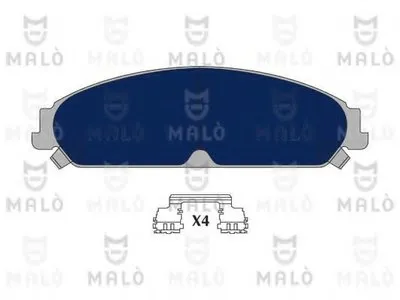 Комплект тормозных колодок, дисковый тормоз MALÒ купить