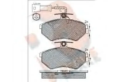 Комплект тормозных колодок, дисковый тормоз R BRAKE купить