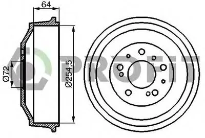 Тормозной барабан PROFIT купить