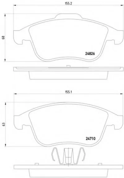 Комплект тормозных колодок, дисковый тормоз HELLA купить