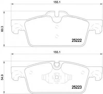Комплект тормозных колодок, дисковый тормоз HELLA купить