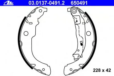 Комплект тормозных колодок ATE купить