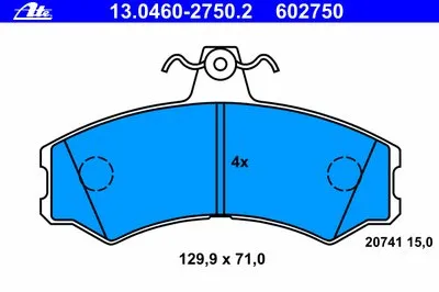 Комплект тормозных колодок, дисковый тормоз ATE купить