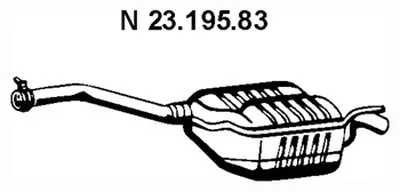 Глушитель выхлопных газов конечный EBERSPÄCHER купить