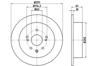 Тормозной диск MINTEX купить