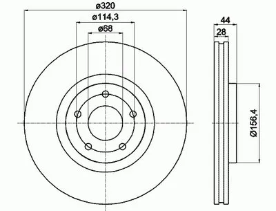 Тормозной диск TEXTAR купить