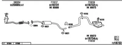 Система выпуска ОГ WALKER купить