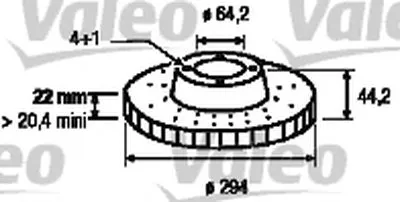 Тормозной диск VALEO купить