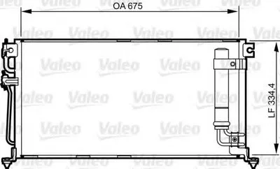 Конденсатор, кондиционер VALEO купить