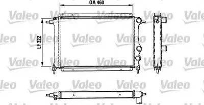 Радиатор, охлаждение двигателя VALEO купить
