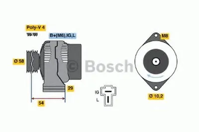 Генератор BOSCH купить