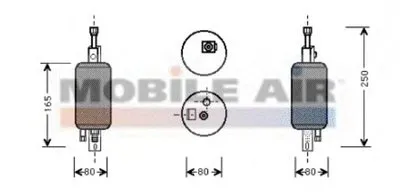 Осушитель, кондиционер VAN WEZEL купить
