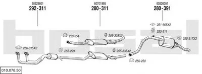 Система выпуска ОГ BOSAL купить