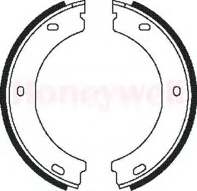 Комплект тормозных колодок, стояночная тормозная система JURID купить