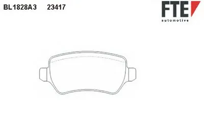 Комплект тормозных колодок, дисковый тормоз FTE купить